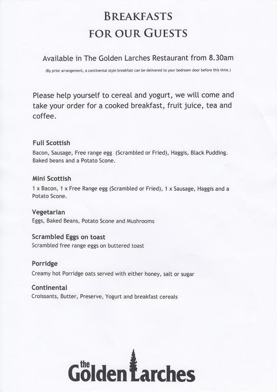Bed and Breakfast The Golden Larches Lochearnhead Exterior foto